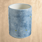 Copo Tumbler Japonês em Cerâmica Pintada Artesanal