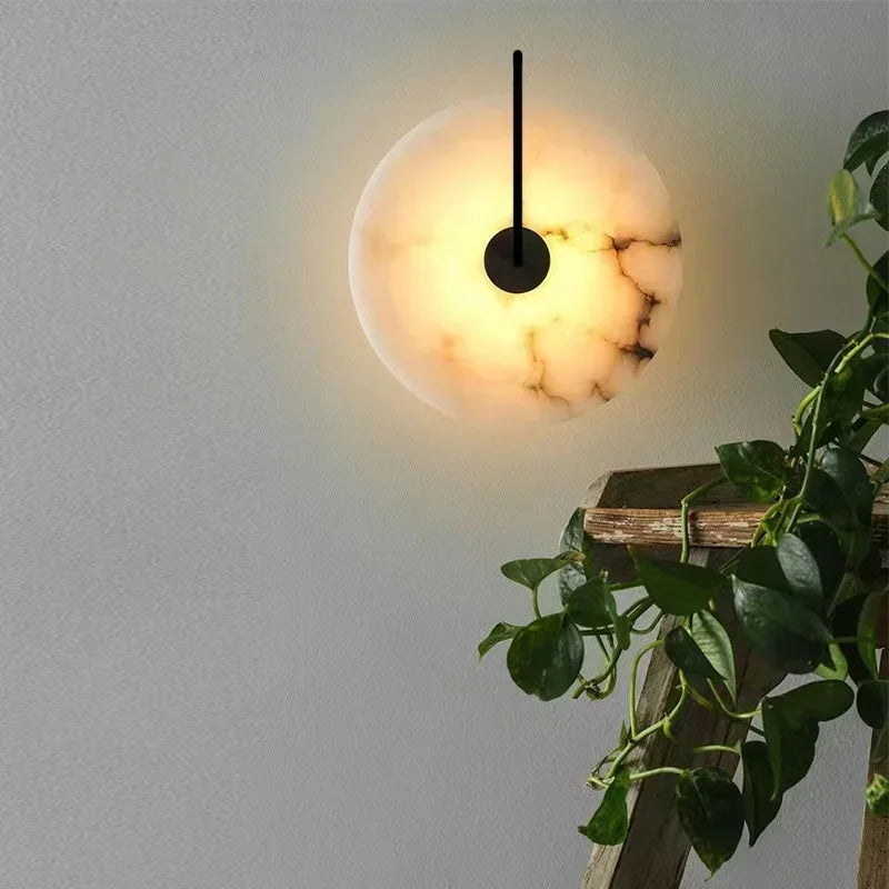 Arandela Mármore Estilo Nórdico em LED