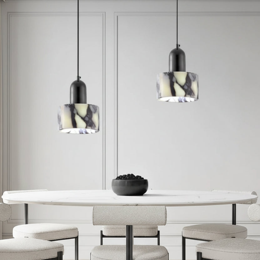 Pendente Mármore Estilo Nórdico em Pedra Natural