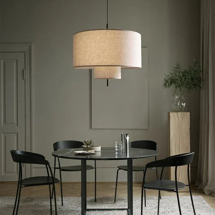 Pendente Wabi Sabi em Linho Artesanal