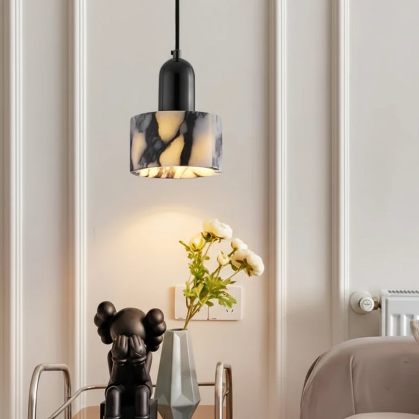 Pendente Mármore Estilo Nórdico em Pedra Natural