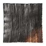 Prato Kuro Sabi Quadrado em Cerâmica Japonesa