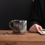 Caneca de Cerâmica Artesanal Estilo Japonês