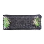 Prato Japonês Retangular para Sushi e Sobremesas em Cerâmica