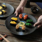 Prato Hana Retro em Cerâmica Japonesa